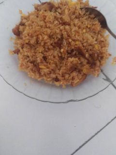 Foto resep Nasi goreng ayam pedas