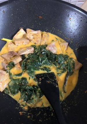 Foto resep Gulai Nangka Daun Ubi#rabubaru