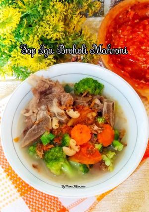 Foto resep Sop Iga Brokoli Makroni