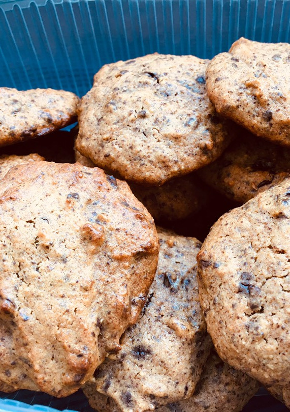 Una foto de Galletas con chocolate