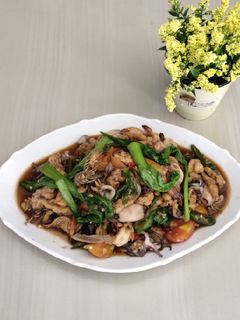 Foto resep Oseng Cumi Udang Bokcoy Lezat