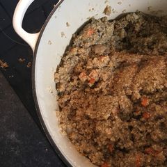 A picture of Mushroom quinoa.