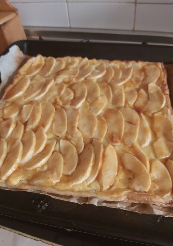 Una foto de Tarta de manzana