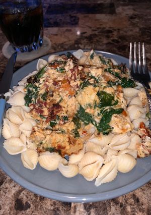 A picture of Creamy Tuscan Chicken.