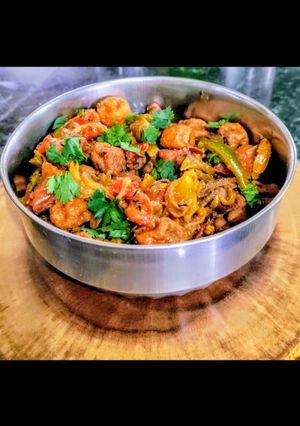 A picture of Paneer Veggies Dry Curry.