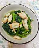 蟹肉炒菠菜