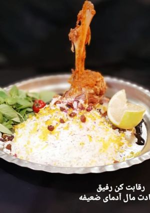 عکسی از دستور شیشلیک غذای رستوران