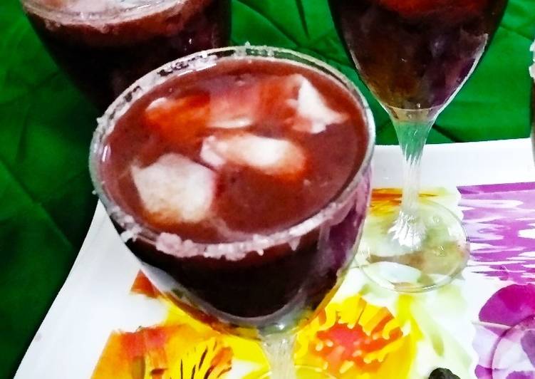 Recipe of Any-night-of-the-week Kokum coral mocktail