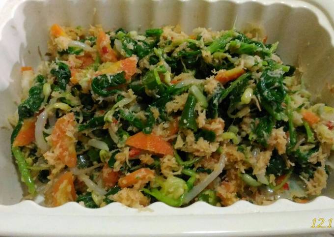 Ternyata ini lho! Resep enak memasak Kluban/Urap Sayuran  enak