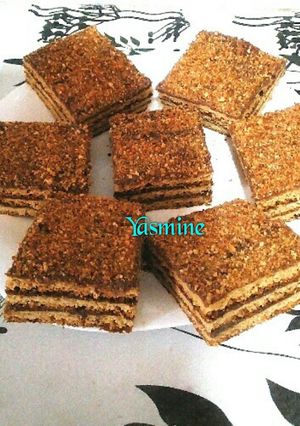 صورة لوصفة الكيكة الروسية