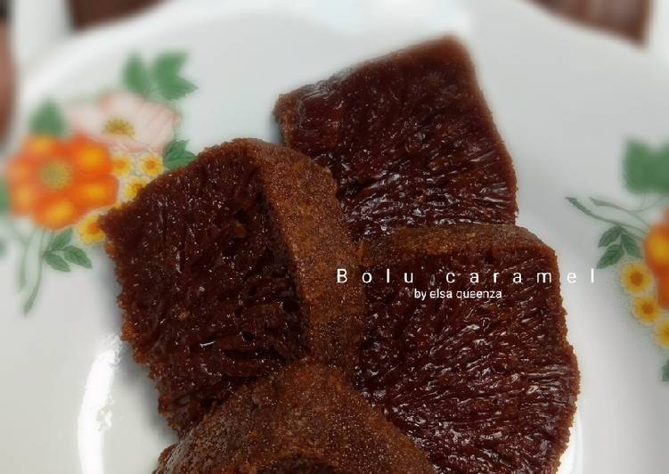 ala menggodok Bolu caramel yang kenyang