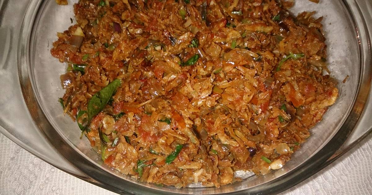 Dried Shrimp Masala Recipe by Sucheta Nikhil Kabra Cookpad