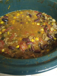 A picture of Taco soup.