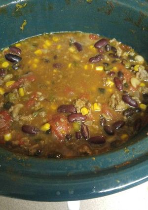 A picture of Taco soup.