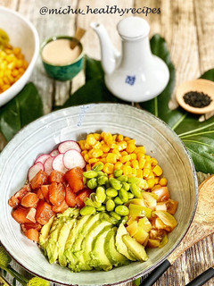 Una foto de Poké de quinoa