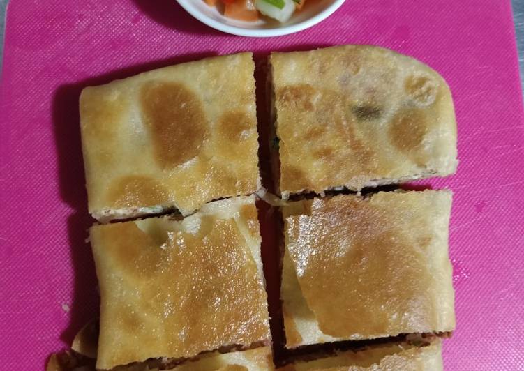 Martabak telur kornet