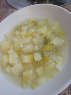 Una foto de Sopa Porrusalda/ Sopa puerro