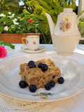 Tarta crumble manzanas y peras, sin gluten