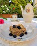 Tarta crumble manzanas y peras, sin gluten