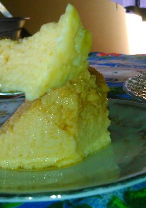 Una foto de Flan económico