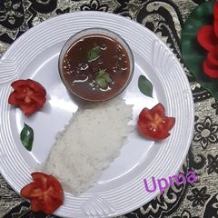 A picture of Chole Chawal.