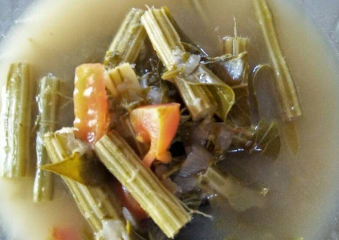 Standar Bagaimana cara bikin Sayur moringa (buah kelor/klentang) yang nikmat