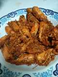 ลาบหัวกุ้งกรอบ