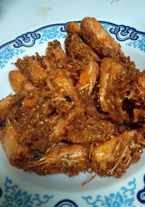 รูปของ ลาบหัวกุ้งกรอบ