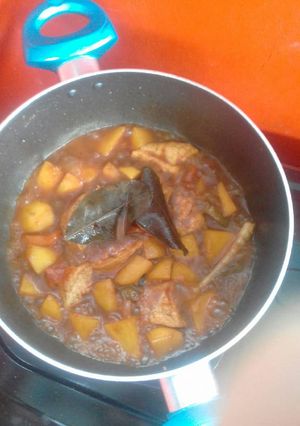 Foto resep Semur kentang tahu