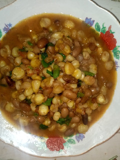 A picture of Simple spicy githeri.