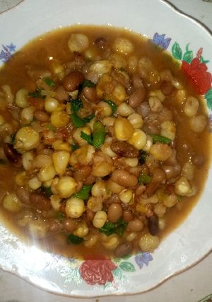 A picture of Simple spicy githeri.