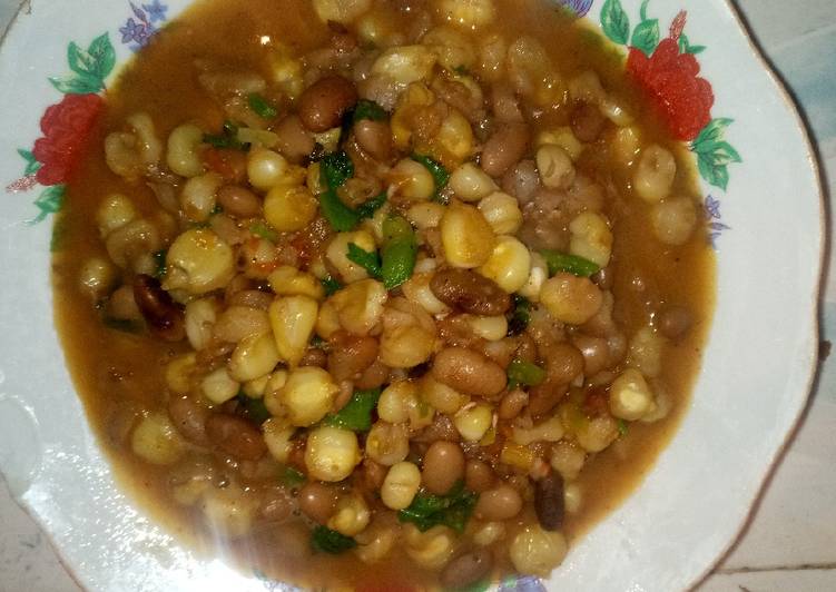 Simple spicy githeri