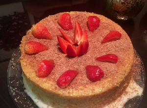 Una foto de Pastel de hot cakes tres leches 🤤