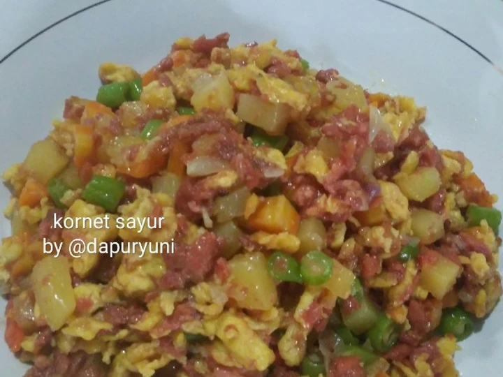 Cara Mudah Menyiapkan Resep Tumis kornet sayur yang Bisa Manjain Lidah Anti Ribet, Sempurna