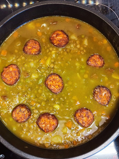 Una foto de Lentejas con chorizo