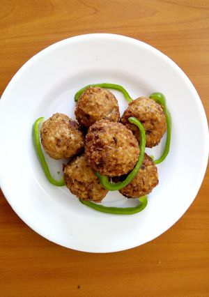 A picture of Chibundiro Rice Balls.