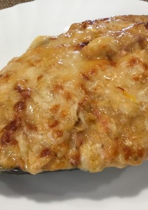 Una foto de Berenjenas rellenas de gambas y jamón (Thermomix)