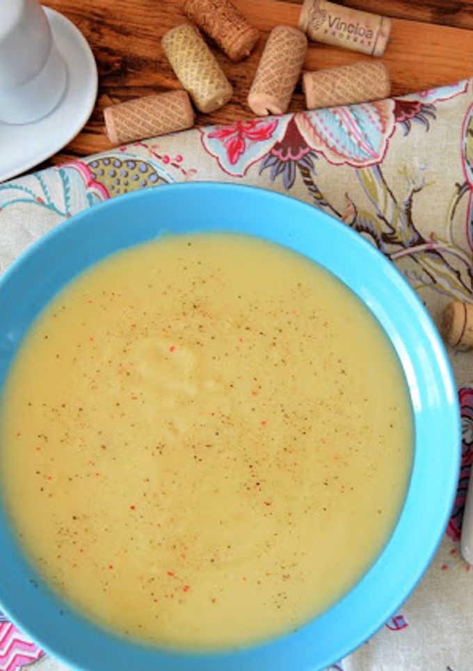 Una foto de Crema de calabacín y quesitos (Crock Pot)