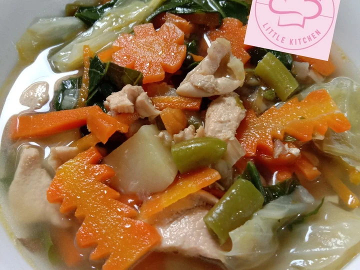 Cara Gampang Membuat Resep Sop Warna Warni yang Lezat Sekali Anti Ribet, Mantap