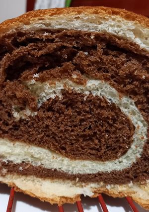 Foto di Pan brioche bicolore