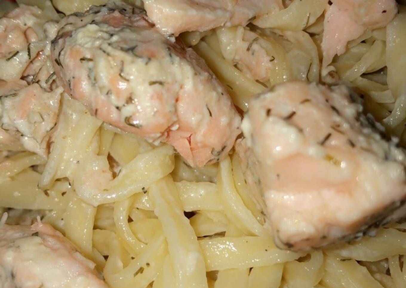 Tagliatelles au saumon frais