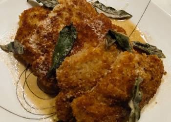 Easiest Way to Prepare Delicious Crispy pork with brown butter and sage