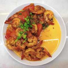 A picture of Udang Saus Mentega.
