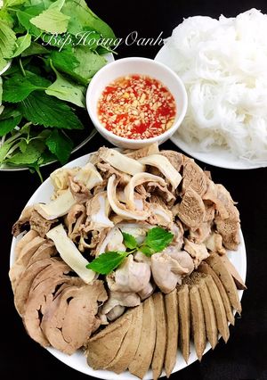 Hình của món Bún Lòng.