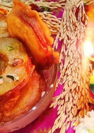 सफरचंद ची जिलेबी (safarchand chi jalebi recipe in marathi) रेसिपी चे मुख्य फोटो 
