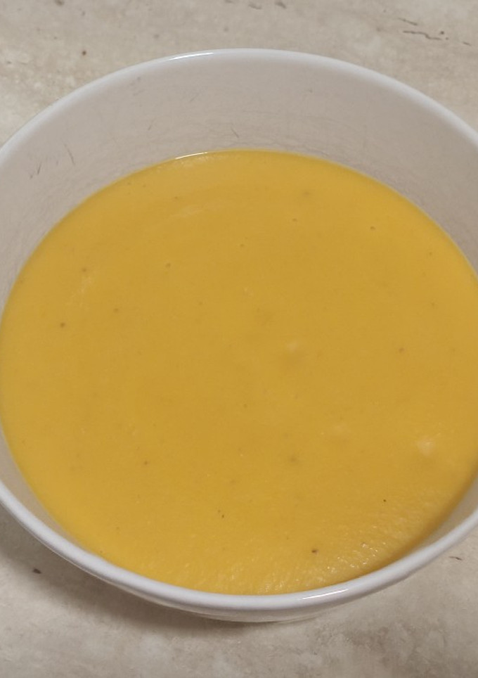 Una foto de Crema de calabaza (Thermomix)