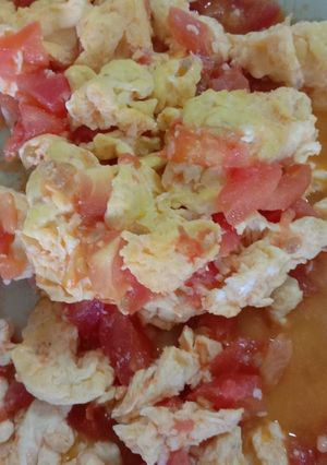 Foto resep Tomato omelet