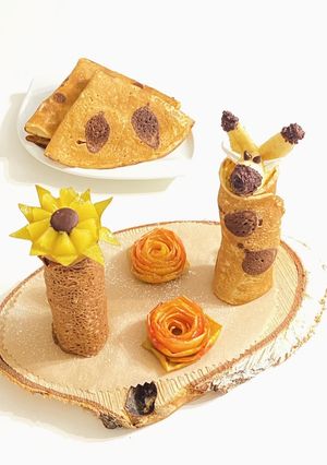 Une photo de Crêpes léopard