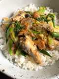 Sweet Miso Sardine Rice Bowl