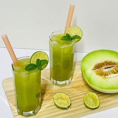 Honeydew Melon Sharbat A picture of Honeydew Melon Sharbat.
